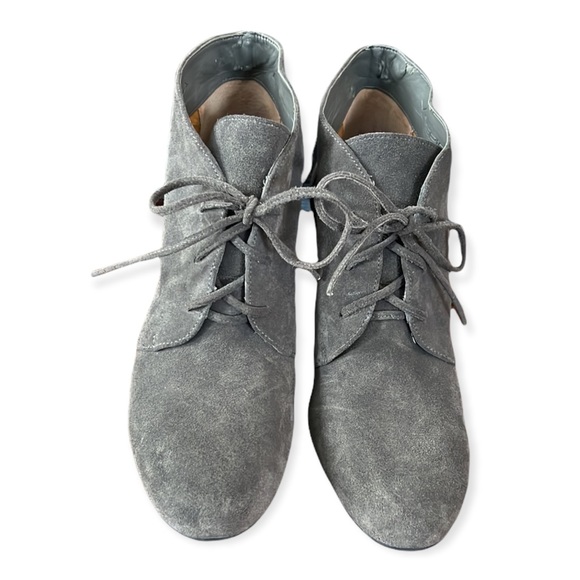 NWOT Via Spiga Sophie Lace Up Wedges - Picture 2 of 16